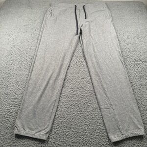 James Perse Men's French Terry Sweatpants Activewear Pants Gray Size 3 Cotton